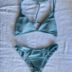 Issa de' Mar Ribbed Baby Blue Bikini